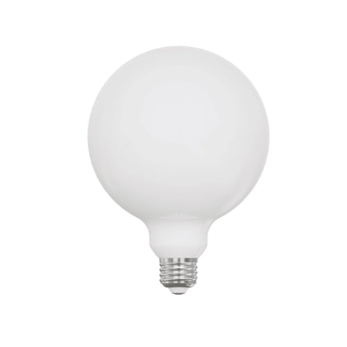Votatec VO-FG40W9-26-30-D-M, G40 Filament LED, Milky, 120V, 9W, 1000 Lumens, 3000K Soft White, E26 Base, Dimmable