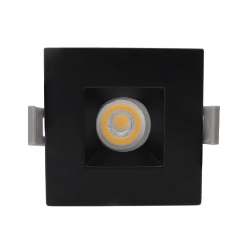 Votatec VO-SP1W7-120-D-5WAY/BK, 1″ Square Module Downlight, 5Way CCT Adjustable, 7W, 500 Lumens, 2700/3000/3500/4000/5000K, 120V, Triac Dimming, Black