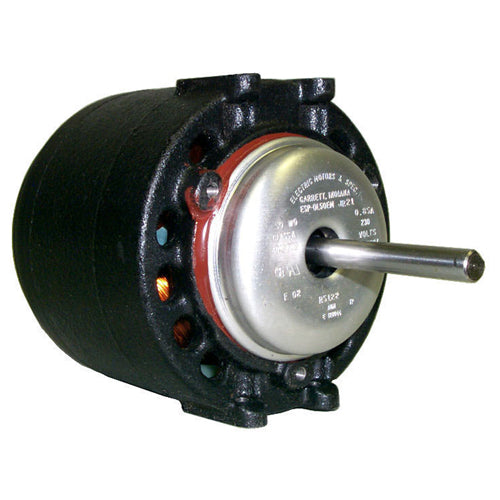 Rotom O4-R3612, 51 Frame Refrigeration Motor, 3.5'' Diameter, Unit Bearing, Totally Enclosed, 35 Watts, 0.7 Amps, 230 Volts, CW Rotation, 1/1500 Spd/RPM, 1.4''×5/16'' Shaft