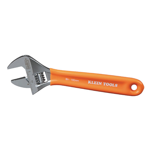 Klein Tools O5076, Extra-Capacity Adjustable Wrench, 6-Inch