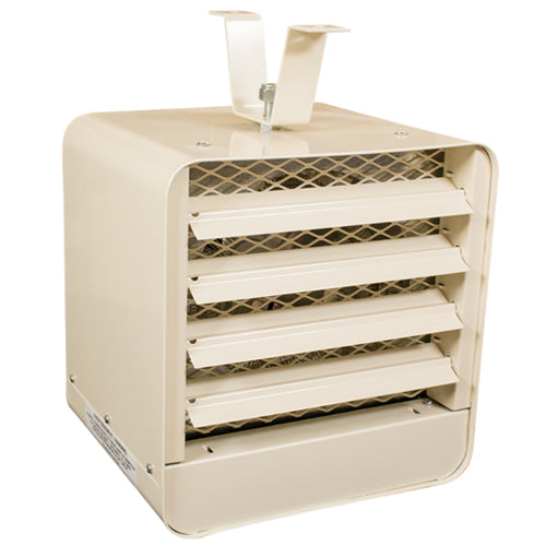 OUELLET OAE2000AM-EO-TB6, Economical Unit Heater 2000/1500W 240/208V Almond, Open Coil Elements, Stat 1P