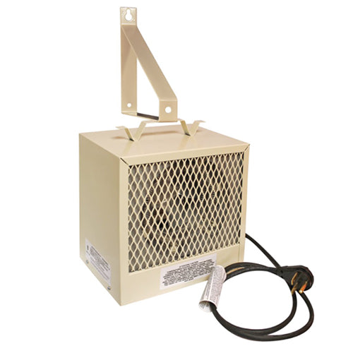 OUELLET OCC4800AMWB-MO-TB6, Unit Heater with Bracket 4800/3600W 240/208V Almond, Open Motor, Stat 1P