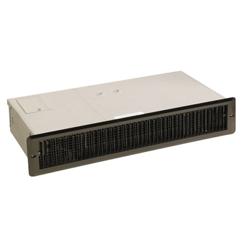 OUELLET OCPU1000NL-TB6, Kickspace Fan Heater, 1000/750W 240/208V Semi-Gloss Black, Single-Pole Bi-Metal Thermostat