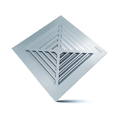 ORTECH OD-ALG, 13" Aluminum Grille For Premium And Universal Series Fans, Silver Painting