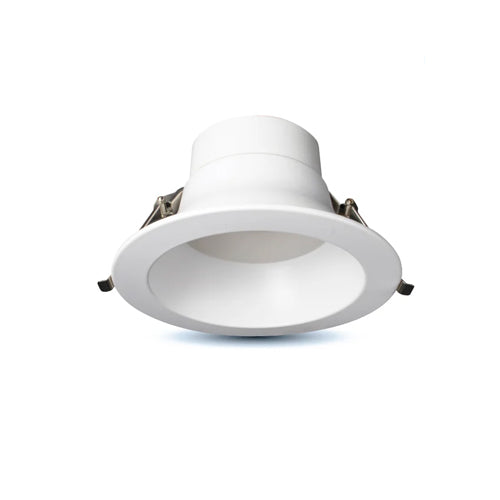 ORTECH OD-C618-5CCT+W, 6” Dual Selectable Round Commercial Downlight, 5CCT and Wattage Selectable, 7/10/18W, 120V-347V, 0-10V Dimmable, 80CRI