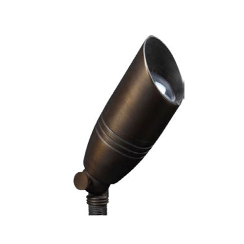 ORTECH OD-UPB201U-FIX, LED Uplight, 12V AC/DC Frost Lens, Fixed Socket, Solid Brass Housing