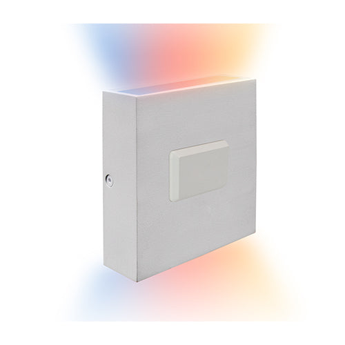 Lotus OD5STRGBCW-WH, Wall Sconce Smart RGB & Tunable White 18W, 120-277VAC, 2700-6000K, 550-1260 Lumens, White Trim, CRI 90+