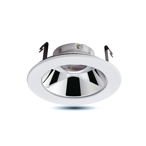 ORTECH ODT1-452CL, Trim 4"  White Ring and Clear Reflector (MR16)