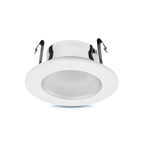 ORTECH ODT2-352SGWH, Trim 3" Shower, White Ring and Flat Opal Lens