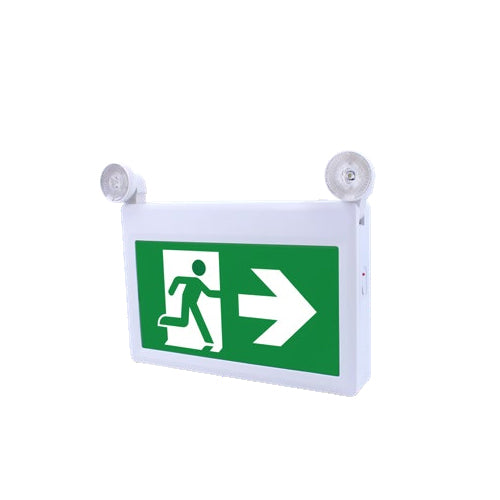 ORTECH OE-316, 4.5W LED Combination Of Running Man And Exit Sign, With Adjustable Heads, 120 Minutes Emergency Duration Time