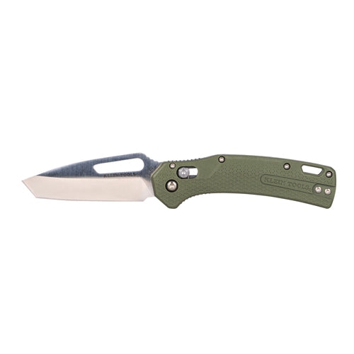 Klein Tools OGK001GNT, KTO Resurgence Knife, Tanto Blade, Moss Green Handle