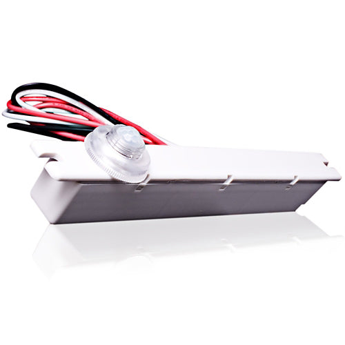 Leviton OSF10-I0W, Fixture Mount Integral Luminaire Passive Infrared (PIR) Occupancy Sensor, 120-277 VAC, White