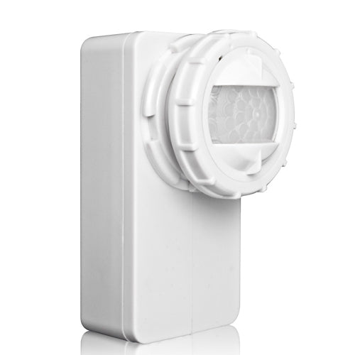 Leviton OSF20-IUW, Fixture Mount Passive Infrared (PIR) Outdoor Luminaire Occupancy Sensor with 360 Degree High Bay Lens (8-40’) and Aisle Mask, 120-230-277-347V, White