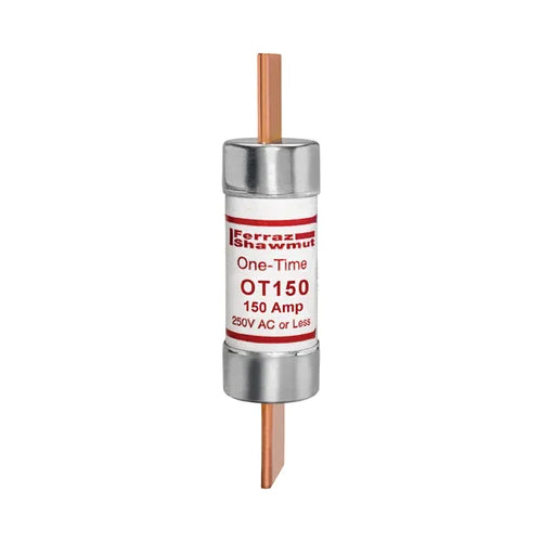 Mersen OT150, OT 150A Class K5 Fuse, Fast-Acting, 250VAC/DC, Blade Type