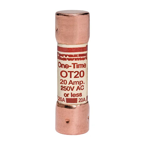Mersen OT20, OT 20A Class K5 Fuse, Fast-Acting, 250VAC/DC, Ferrule Type