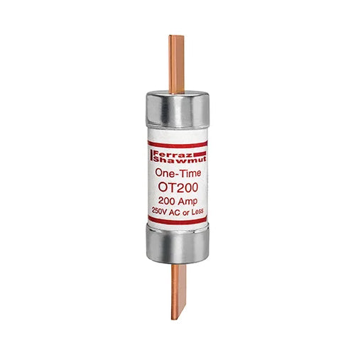 Mersen OT200, OT 200A Class K5 Fuse, Fast-Acting, 250VAC/DC, Blade Type