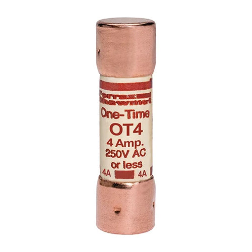 Mersen OT4, OT 4A Class K5 Fuse, Fast-Acting, 250VAC/DC, Ferrule Type