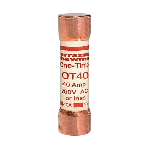Mersen OT40, OT 40A Class K5 Fuse, Fast-Acting, 250VAC/DC, Ferrule Type