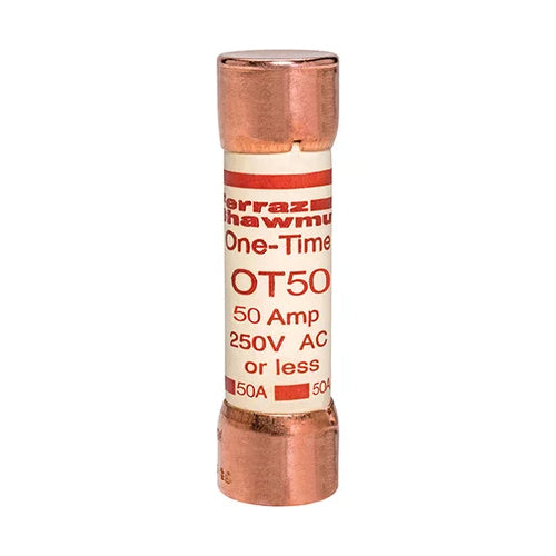 Mersen OT50, OT 50A Class K5 Fuse, Fast-Acting, 250VAC/DC, Ferrule Type