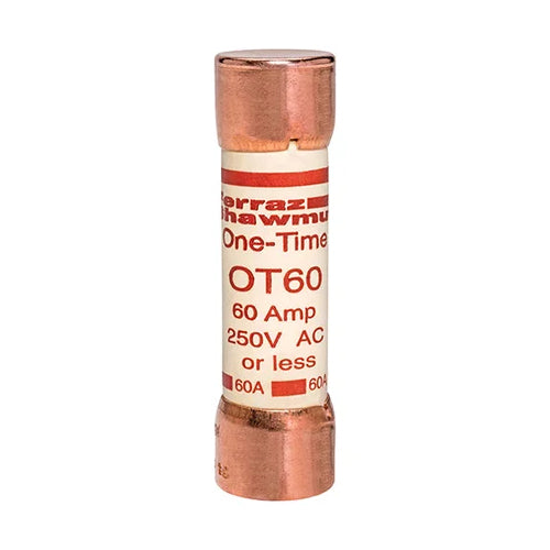 Mersen OT60, OT 60A Class K5 Fuse, Fast-Acting, 250VAC/DC, Ferrule Type