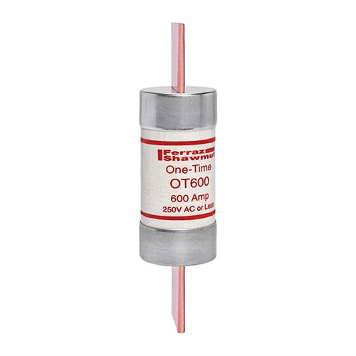 Mersen OT600, OT 600A Class K5 Fuse, Fast-Acting, 250VAC/DC, Blade Type