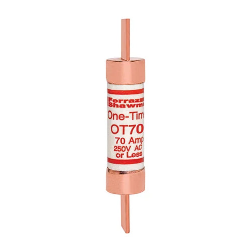 Mersen OT70, OT 70A Class K5 Fuse, Fast-Acting, 250VAC/DC, Blade Type
