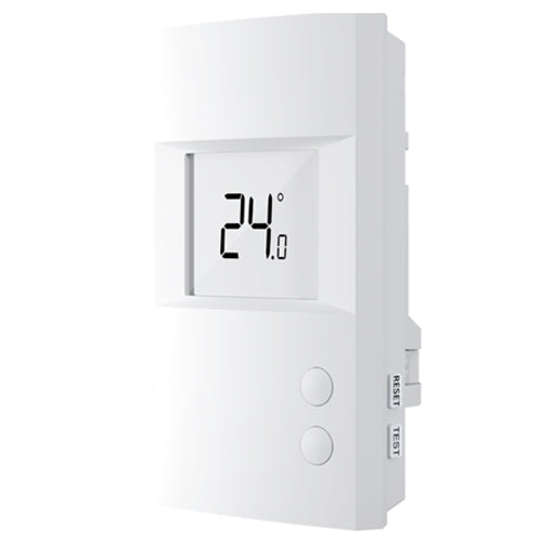 OUELLET OTH3600-GA-V2, Non Programmable Electronic Thermostat for Floor Heating System 15A@120-240V c/w GFCI