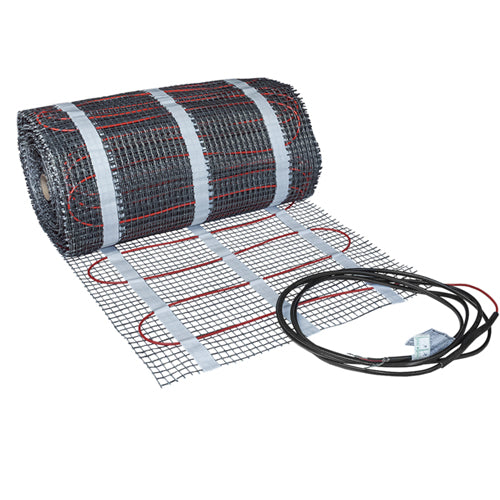 OUELLET FHM240-1080, Floor Heating Cable On Mat, 1080W 240/208V 1-Phase, 60ft Length