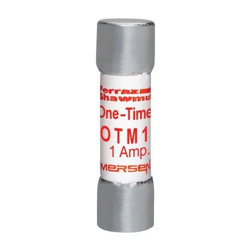 Mersen OTM1, One-Time OTM Midget Fuse, Fast Acting, 250VAC, 1A, Ferrule