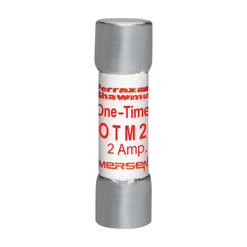 Mersen OTM2, One-Time OTM Midget Fuse, Fast Acting, 250VAC, 2A, Ferrule Type