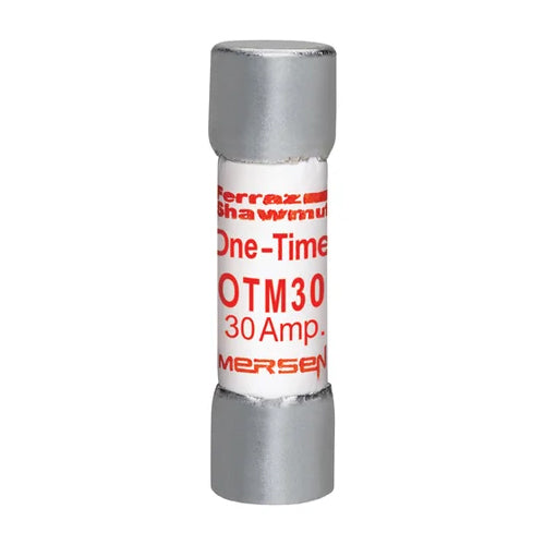 Mersen OTM30, One-Time OTM Midget Fuse, Fast Acting, 250VAC, 30A, Ferrule Type