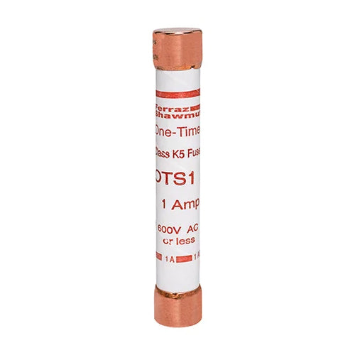 Mersen OTS1, OTS 1A Class K5 Fuse, Fast-Acting, 600VAC/300VDC, Ferrule Type
