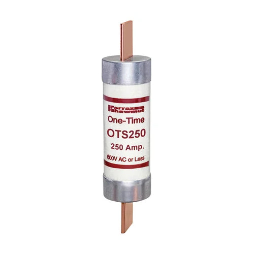 Mersen OTS250, OTS 250A Class K5 Fuse, Fast-Acting, 600VAC/300VDC, Blade Type