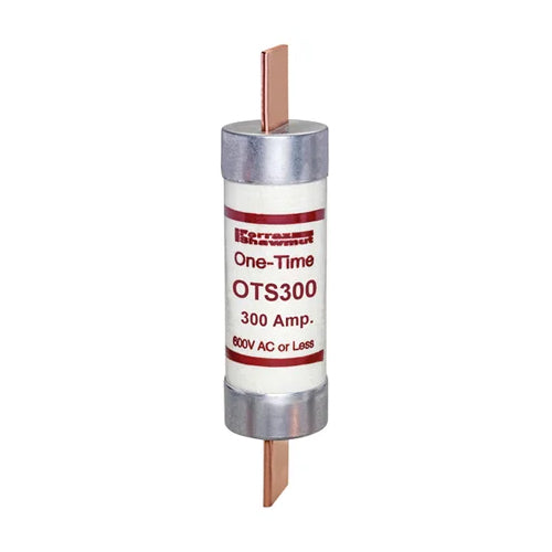 Mersen OTS300, OTS 300A Class K5 Fuse, Fast-Acting, 600VAC/300VDC, Blade Type