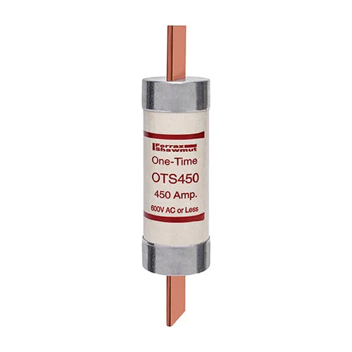 Mersen OTS450, OTS 450A Class K5 Fuse, Fast-Acting, 600VAC/300VDC, Blade Type