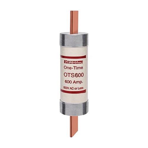 Mersen OTS600, OTS 600A Class K5 Fuse, Fast-Acting, 600VAC/300VDC, Blade Type