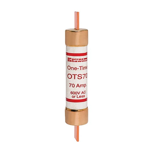 Mersen OTS70, OTS 70A Class K5 Fuse, Fast-Acting, 600VAC/300VDC, Blade Type