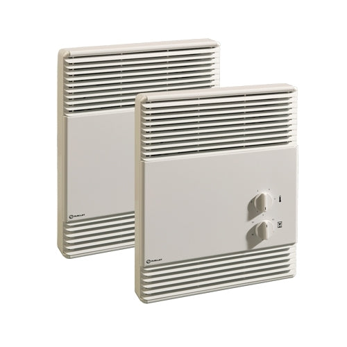 OUELLET OVE1500AM, European-Style Bathroom Fan Heater, 1500/1125W 240/208V Almond