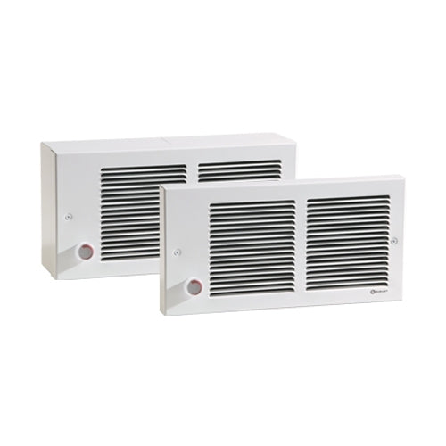 OUELLET OVRU0500BL-TB26, Register Wall Fan Heater, 500/375W 240/208V White, Stat 2P