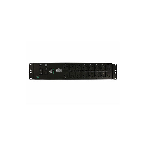 Leviton P1023-12L, P1000 Series Horizontal Rack-Mount Power Distributi ...