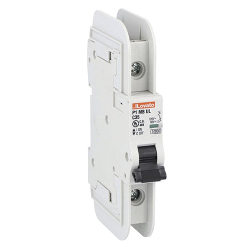 Lovato P1MBUL1PC63, Miniature Circuit Breaker, 1 Pole 10KA, 1 Module, Characteristic C, 63A