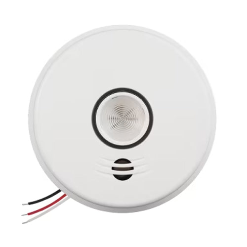 Kidde P4010LACS-WCA,120 V AC Wireless Smoke Alarm with LED Safety Light and 10-Year Sealed Lithium Battery Backup