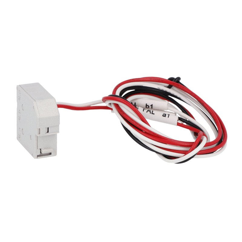Lovato P5X1311UL, Add-On Auxiliary Contact, One Changeover Contact for Overload and Short Circuit Tripping Indication and Shunt Trip or Undervoltage Release, For UL Certified MCCBs, Wired