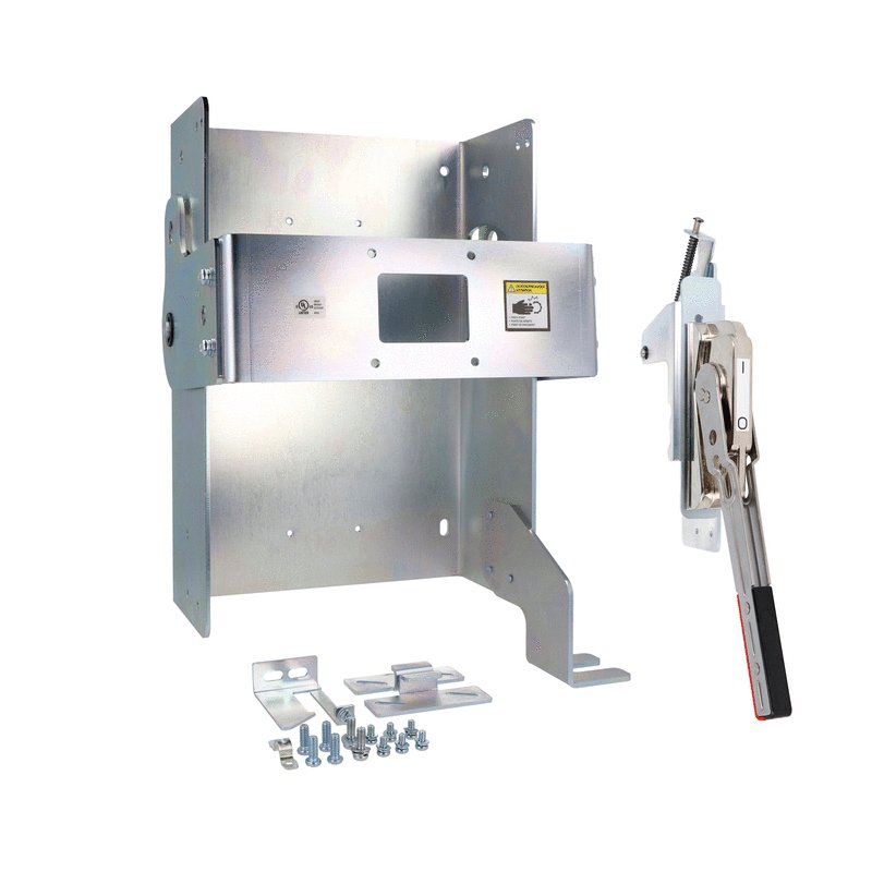 Lovato P5X195X2UL, Handles with Cable Operating Mechanism and Flange, For P5ME3PH0400UL and P5ME3PH0600UL, Degree of Protection According to UL: Type 1, 12, 3, 3R, 4 (Front Fixing)
