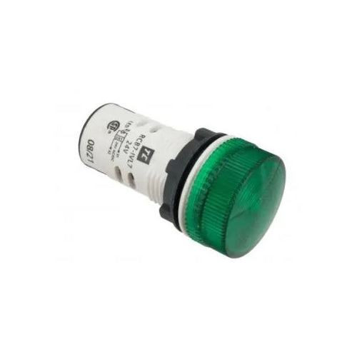 Techspan PB-B7IVL73110V, Integrated LED Pilot Lamp, 110V, Green