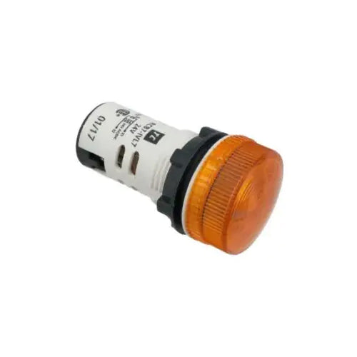 Techspan PB-B7IVL75110V, Integrated LED Pilot Lamp, 110V, Amber