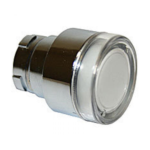 Techspan PB-BW37, Flush Push Button, Spring Return, For Incandescent Bulbs, Clear
