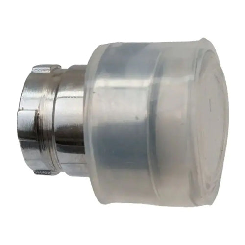 Techspan PB-BW57, Flush Head Push Button with Transparent Boot, Illuminated Type, Spring Return, Clear