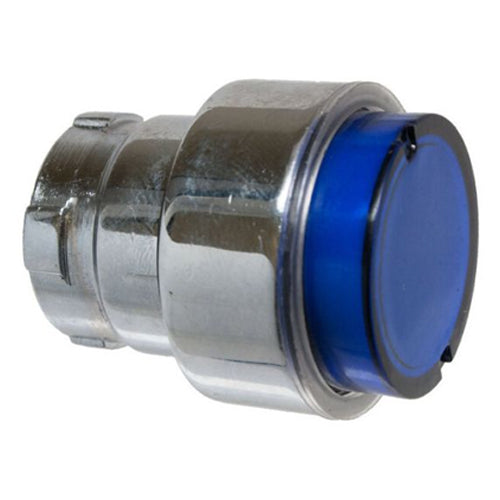 Techspan PB-BWL16, Illuminated Projecting Push Button, Spring Return, For LED, Blue
