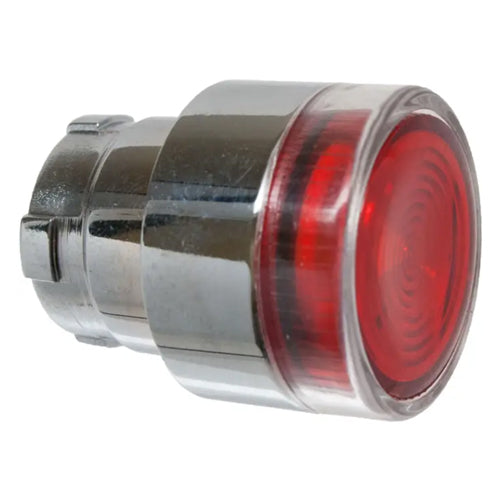 Techspan PB-BWL34, Illuminated Flush Push Button, Spring Return, For LED, Red